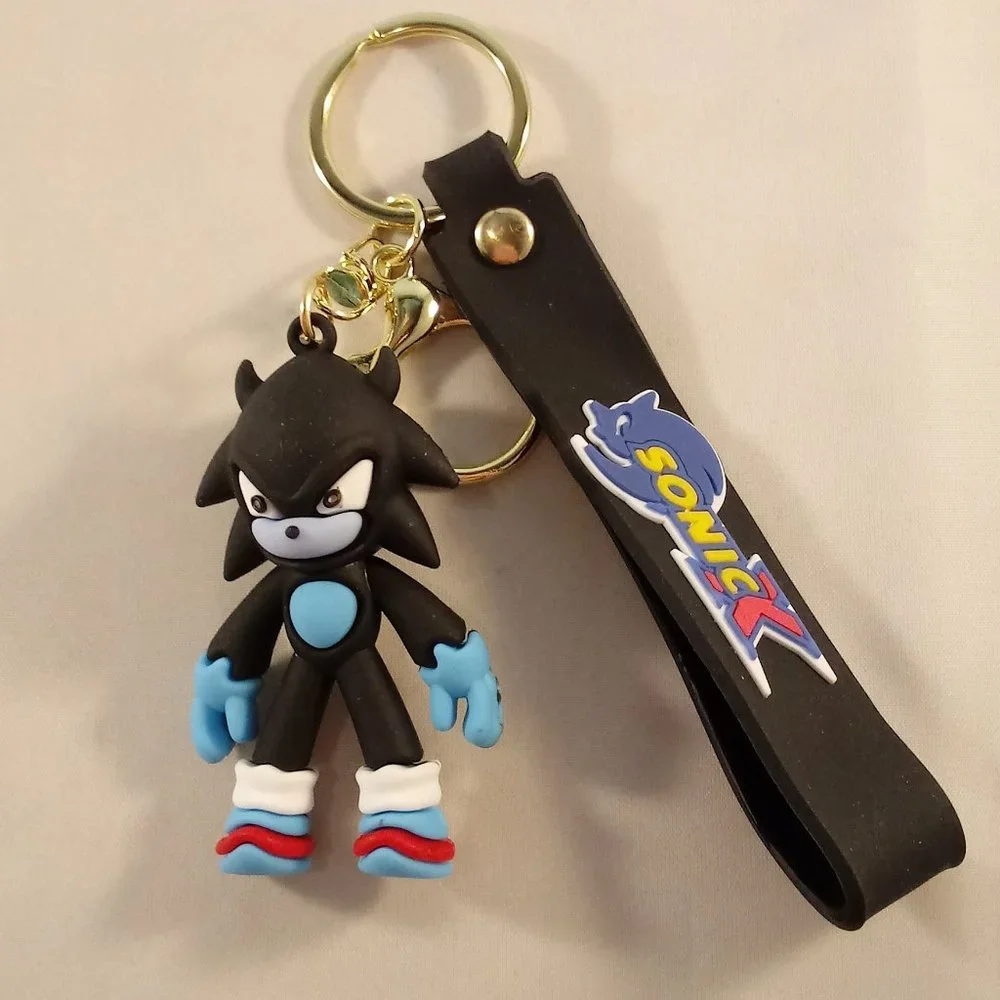 Shadow Key Ring Accessories | Sonic The Hedgehog Shadow Key Chain Key Ring Sega ...